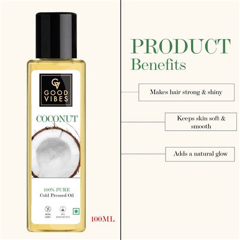 Coconut 100% Pure Cold Pressed Carrier Oil – Good Vibes