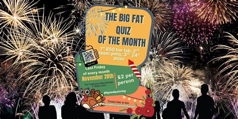 The Big Fat Quiz of the Month, The Taphouse Manchester, 28 November ...