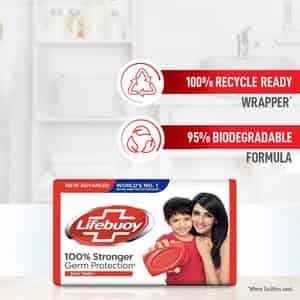 Buy LIFEBUOY TOTAL10 GERM PROTECTION BATHING SOAP(125G X 7) Online ...