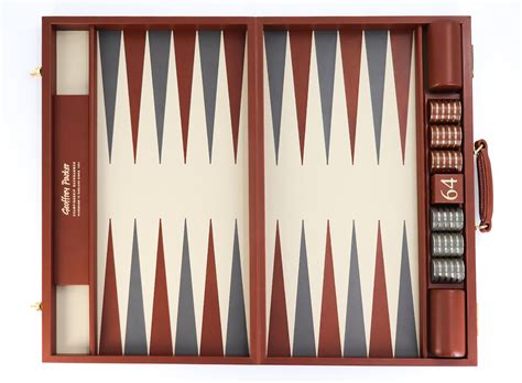 Geoffrey Parker | Leather Backgammon Board