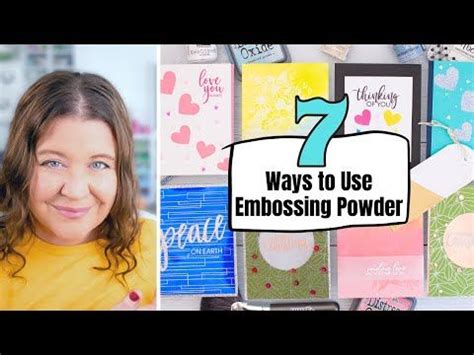 Image result for How to Use Embossing Powder Stamping