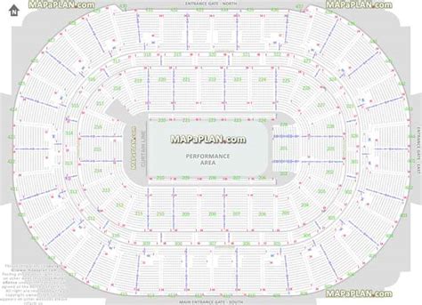 Honda Center seat & row numbers detailed seating chart, Anaheim ...