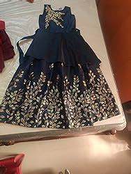 White Button Girl's Green Jacquard A-Line Maxi Dress Gown (2-3 Years ...