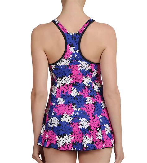 Buy Speedo Printed Swimdress - Navy - Ecstatic Swimwear Online | Speedo ...