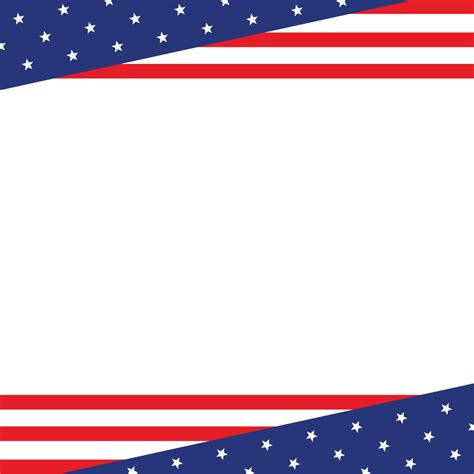 American Flag Border