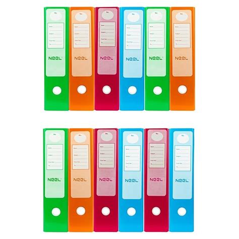 Neel Arch Box File Cardboard Rexine PVC Box Files A4 for Office ...