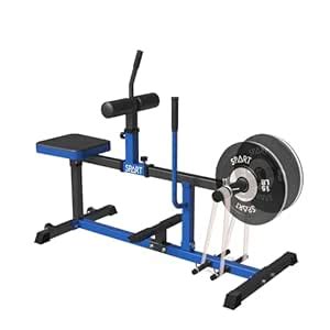 SPART Adjustable Seated Calf Raise Machine, 600LBS Leg Training Machine ...