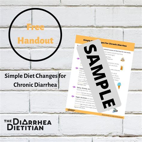 Simple Diet Changes for Chronic Diarrhea (Free!)