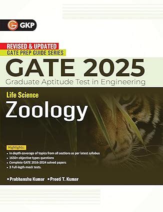 GKP GATE 2025 : Life Science - Zoology - Guide(Includes Solved papers ...