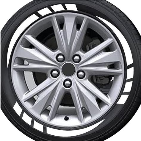 Motorik Shark Strips Permanent Rubber Tire Stickers 3D Lettering kit '4 ...