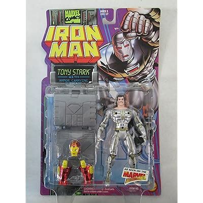 Buy 1995 Toy Biz Marvel Comics Iron Man Tony Stark with Armor Carrying ...