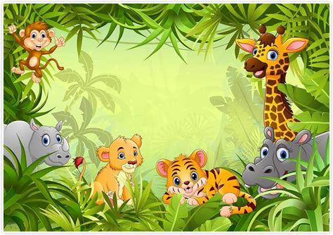 Allenjoy Jungle Theme Backdrop for Kids Birthday India | Ubuy