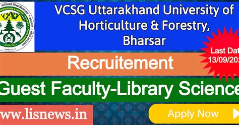 Guest Faculty-Library Science at VCSG Uttarakhand University of ...