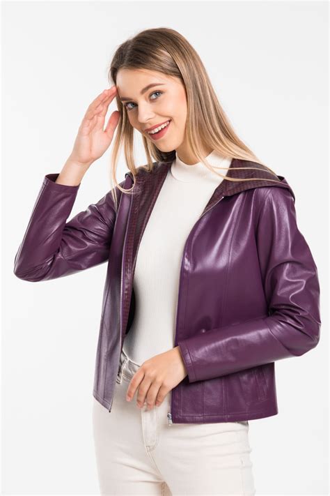 Goat Skin Women Jacket - Turkish Leather