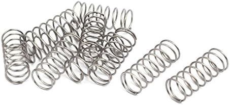 uxcell Compression Spring,304 Stainless Steel,14mm OD,1mm Wire Size ...