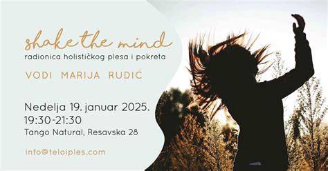 Shake the mind - radionica holističkog plesa i pokreta, Resavska 28 ...