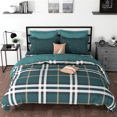Buy NAUTICA Pacific Coast Cotton 160TC Checked 3Pcs King Fitted ...