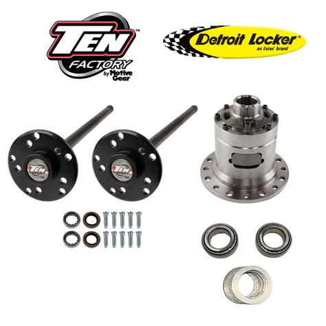 Super 35 Rear Axle Kit with Detroit Locker for Dana 35 1991-2006 Jeep – Alcantar Drivetrain ...