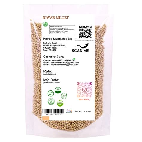 Jowar Millet – Millet Mania