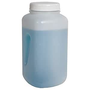 AANIJ® Wide Mouth Square Reagent Bottle 4000 ml Plastic Lab Bottle with ...
