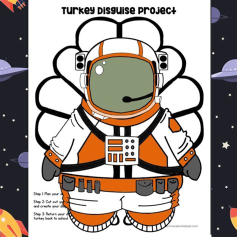 Disguise a Turkey Astronaut Disguise - Etsy UK