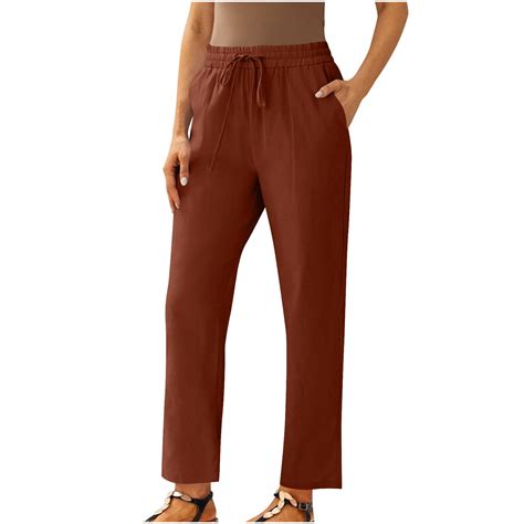 Bogo Linen Pants Women Plus Size Women'S Plus Size Capri Pants ...