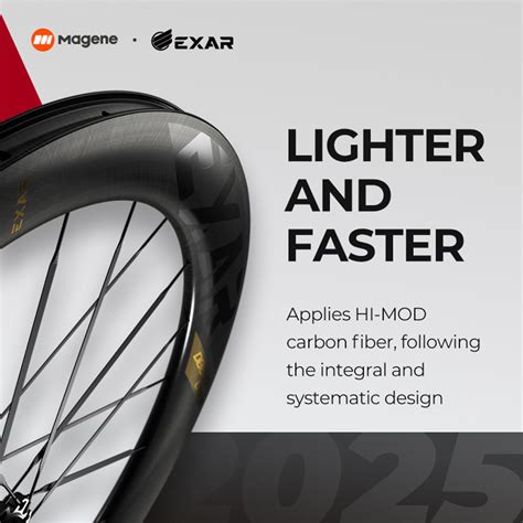 Magene EXAR Ultra DB607 Carbon Wheelset-60/67mm (Disc Brake)