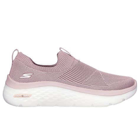 Skechers Mauve Go Walk Hyper Burst Moon Hor Slip On Shoes For Women ...