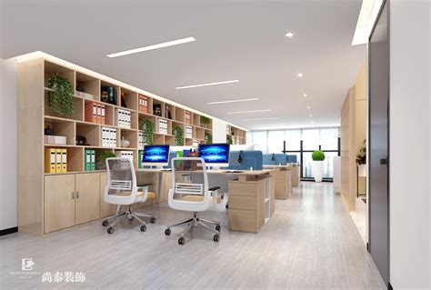 300平米办公室装修效果图-百汇创建_深圳尚泰装饰