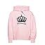 Buy More & More Unisex-Child Cotton Hooded Neck Princess Printed Hoodie ...