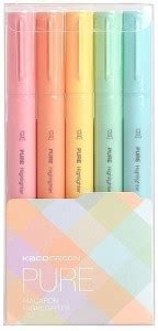 Flipkart.com | Kaco Macaron-Pastel Highlighter SET OF 5 - Macaron-Pastel