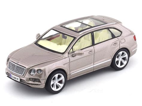 Bentley Bentayga gold 1:64 LF Models diecast scale model car miniature ...