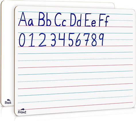 Amazon.com: Dry Erase Boards 6 Pack, Double Sided Magnetic Small ...