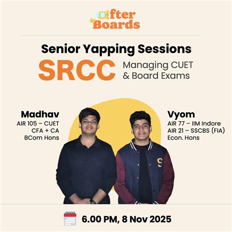 [Webinar Summary] 8 November 2025 | SRCC Students | Colleges ...