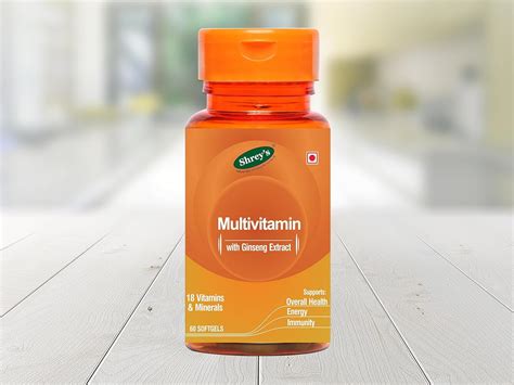 Shrey’s Multivitamin for Men and Women, 60 Multivitamin Capsules, with ...