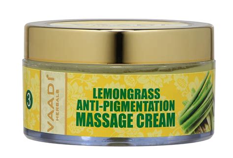 Vaadi Herbals Lemongrass Anti Pigmentation Massage Cream, 50g : Amazon ...