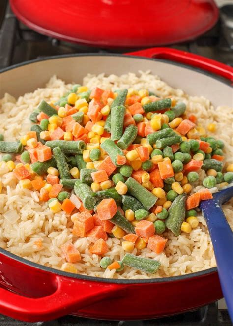 Mixed Vegetable Rice - Vegetable Recipes