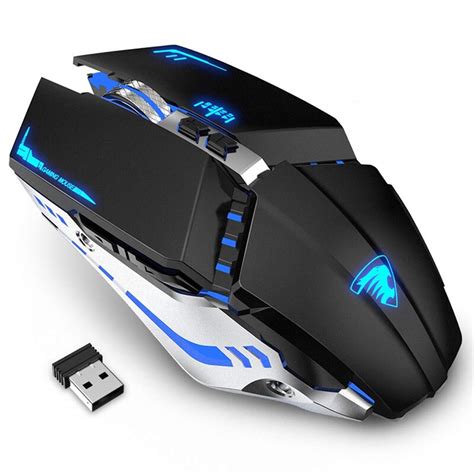 Amazon.in: Buy TENMOS T12 Wireless Gaming Mouse Rechargeable, 2.4G ...