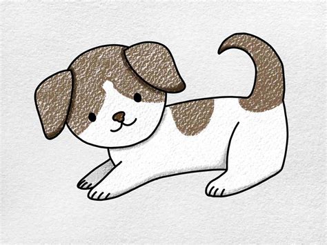 Easy Puppy Drawing
