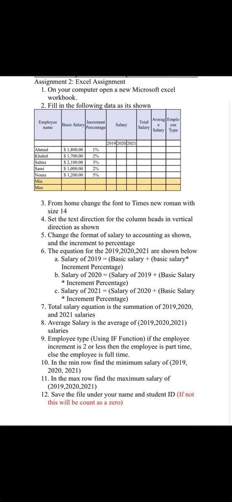 Image result for Excel Assignment 2