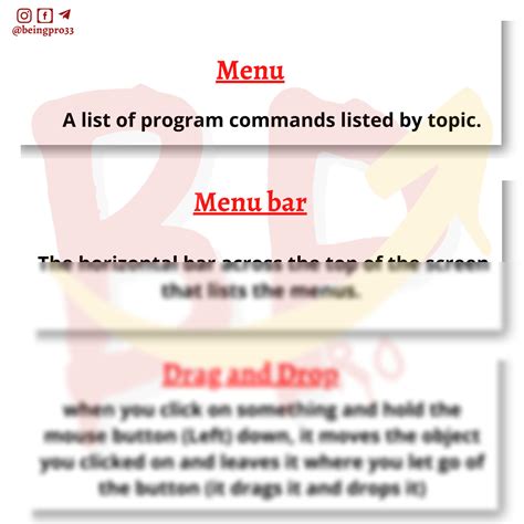 Image result for List of Basic Computer Terminology