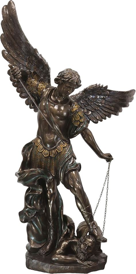 Buy Ebros Gift Grand Saint Michael The Archangel Trampling Satan ...