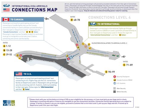 Vancouver International Airport Terminal Map (2025-2024) - All Maps