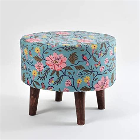Homeaccex Printed Ottoman Pouffes Stool for Living Room Sitting ...