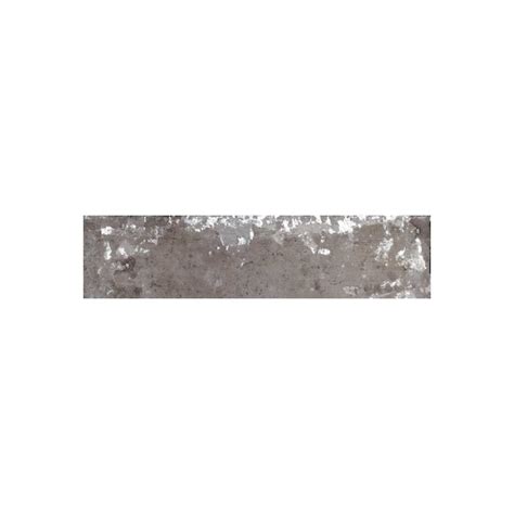 The Tile Life Brick City Grey 2-in x 10-in Matte Porcelain Brick Look ...