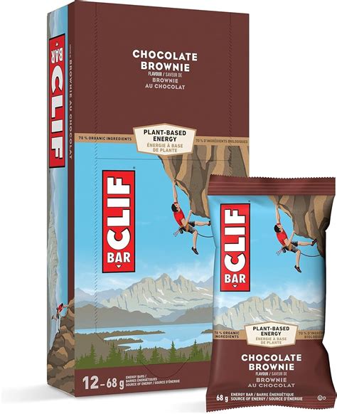 NEW 12 PACK CLIF BAR CHOCOLATE BROWNIE