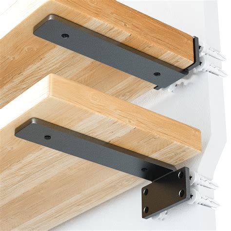Snapklik.com : 6 Pack Floating Shelf Bracket 12 Inch, Heavy Duty Hidden ...