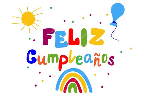 Feliz Cumpleanos traducido del español Letras de feliz cumpleaños ...