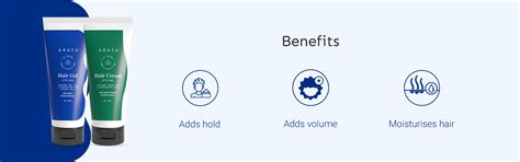 Arata Hair Styling Combo Mini – Natural Gel & Cream (50ml)