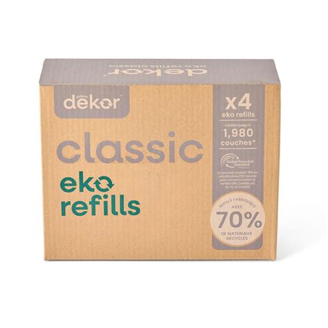 Diaper Dekor Pail Refills for Classic Original & Eko Diaper Pails, 4 ...